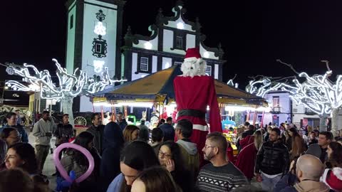 Urro das Mares - Abertura da iluminacao de Natal - Lagoa Azores Portugal - 04.12.2022