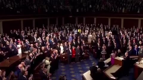 Netanyahu standing ovation by US Congress