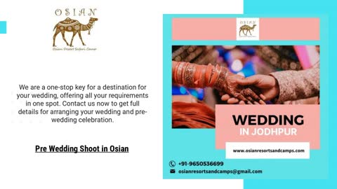 Wedding in Jodhpur by Osian Resorts and Camps