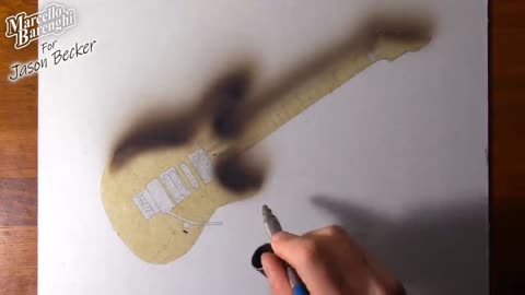 Spray The Reflection Of The Guitar