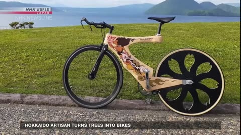 Hokkaido artisan turns trees into bikesーNHK WORLD-JAPAN NEWS