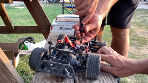 Pit interview with one of the racers at Metz rc raceway 7/19/24