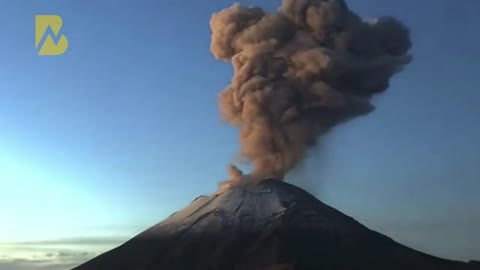 Popocatepetl volcano Mexico explosion Today