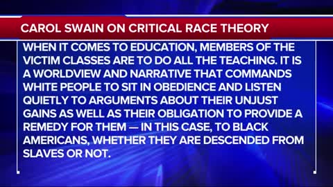 Dr. Swain talks about Critical Race Theory on the 700 Club