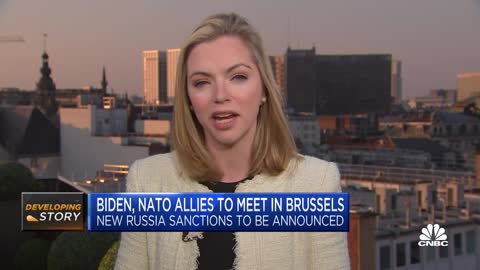President Joe Biden will meet with NATO allies to ramp up pressure on Russia