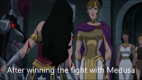 Wonder Woman in a Touching Scene With her Mother Wonder Woman Bloodlines