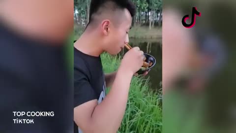 Top Cooking tik tok Compilation. Forest cooking