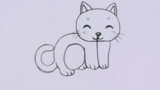 ×🔴 Very Easy! How to turn Words Cat Into a Cartoon Cat. (Wordtoons) learning step by step for kid