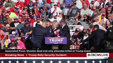 Shooter dead and attendee killed at Trump rally_ AP reports