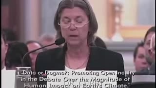 Judith Curry testifies that the man made climate change theory is a hoax.