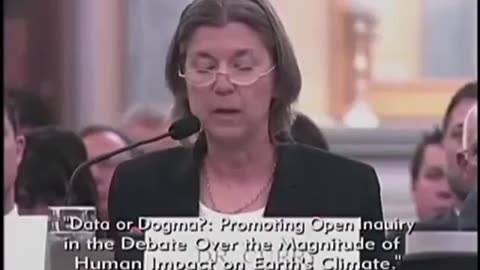 Judith Curry testifies that the man made climate change theory is a hoax.