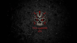 Papa Gaming Hub Logo screen Made On Blender