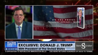 STEVE GRUBER EXCLUSIVE INTERVIEW WITH PRESIDENT TRUMP