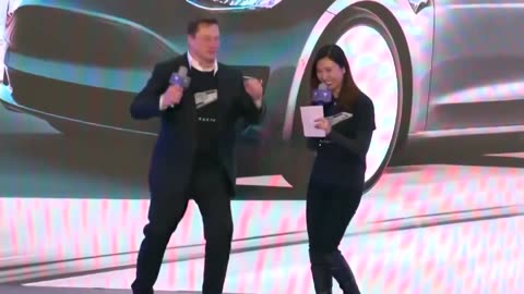 ELON MUSK FUNNY DANCE IN CHINA