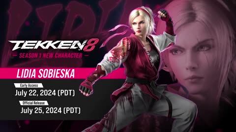 Tekken 8 - Official Lidia Sobieska Release Date Trailer