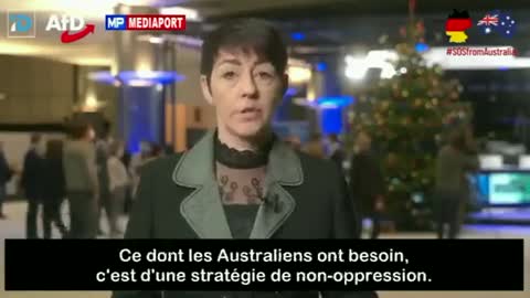 Christina Anderson, député européen parle au peuple australien (Covid19 EU)