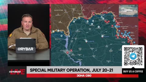 ❗️🇷🇺🇺🇦🎞 RYBAR HIGHLIGHTS OF THE RUSSIAN MILITARY OPERATION IN UKRAINE ON July 20-21, 2024