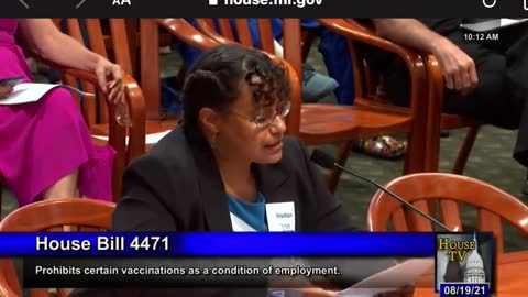 Dr. Christina Parks Testimony For Michigan House Bill 4471 (HB4471) on 8/19/21