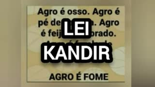 Agro é osso, pé de galinha, feijão quebrado e farelo de arroz AGRO É FOME! AGRO É A LEI KANDIR