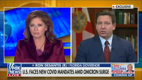 Ron DeSantis Awkwardly Dodges Question About Booster Shot