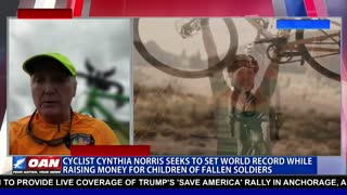 One-on-one with Cynthia Norris, bicycling to raise money for the kids of fallen service members