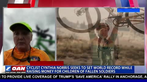 One-on-one with Cynthia Norris, bicycling to raise money for the kids of fallen service members