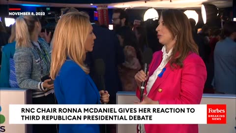 Ronna McDaniel Asked Point Blank About Vivek Ramaswamy's Attacks On Her In Third Republican Debate