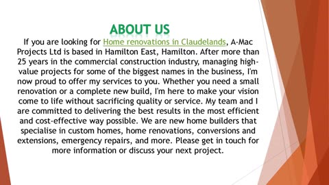 If you are looking for Home renovations in Claudelands