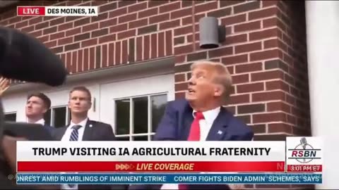 Joe King Videos - Trump throws an absolute DIME 100 yards in Iowa