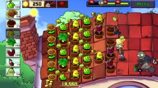 Plants vs Zombies - Roof 7