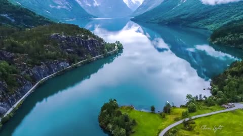 Norway AMAZING Beautiful Nature with Relaxing Music and sound, 4k Ultra HD | Relaxation film