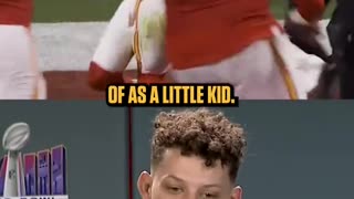 NFL - PatrickMahomes talks about the moment he realized he had won SBLVIII 🏆