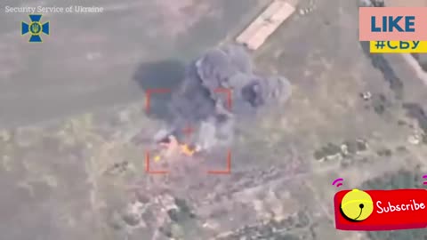 Shocking video from Ukraine:Drone Warfare: Ukrainian Soldiers Strike Russian Armor with Precision