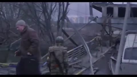 IRPIN, UKRAINE. Russians attack civilians. RUSSIAN WAR