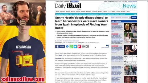 Race Baiter Idiot Sunny Hostin Finds Out Her Family Owned Slaves