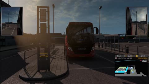 Eurotruck Simulator bus mod timelapse