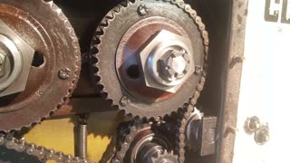 Bobcat 610 Clutch inspection, Adjusting chain tension and loose shaft fix