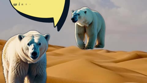 What are two polar bears talking about in the desert? Cute Funny Animal Jokes