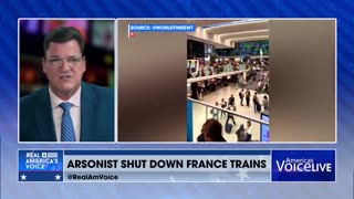 ARSONIST SHUT DOWN FRANCE TRAINS
