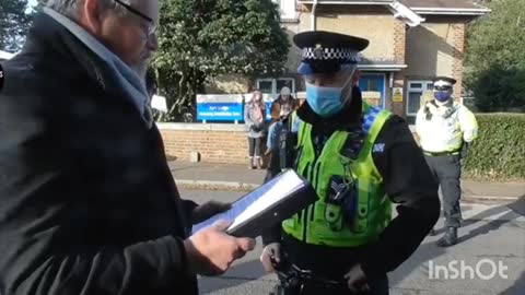 THE POLICE WILL BE ARRESTED AS COMPLICIT IF THEY DON'T CLOSE DOWN VACCINE CENTRES