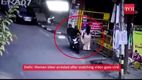 Lady biker captured subsequent to grabbing video circulates around the web