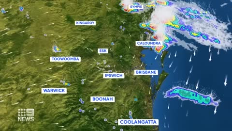 Dangerous thunderstorms lashing parts of Queensland 9 News Australia