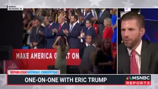 Eric Trump speaks out about assassination attempt on MSNBC- 'This country has real problems' MSNBC