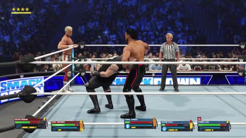 WWE 2K24 - Tag Match Bloodline VS Cody and Kevin Owens