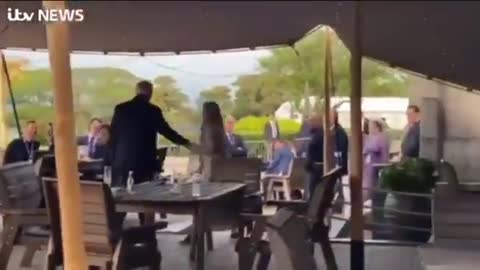 Joe Biden gets lost at the G7 summit in England