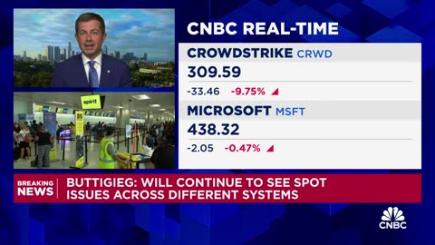 Transportation Secretary Pete Buttigieg on impact of global cyber outage