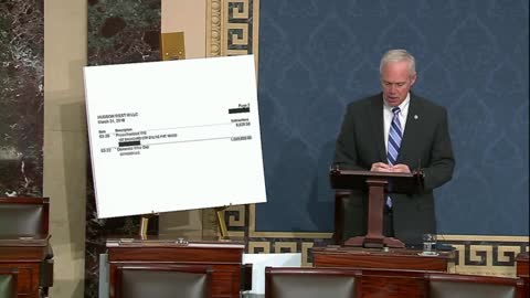 Senator Johnson at Senate: Hunter paid millions by Chinese Spy Chief