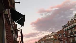 Barcelona sky footage 11/1/2021