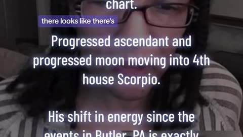 Progressed Ascendant and Moon in Scorpio | Trump Astrology