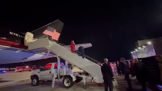 President Trump Departing Wisconsin